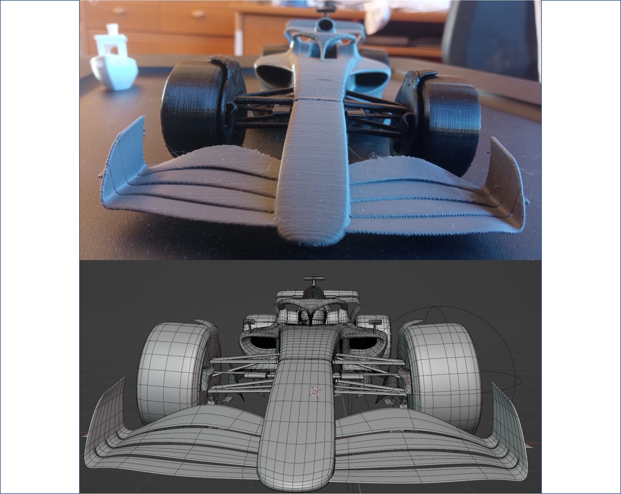 Formula 1 2022 Concept with rolling wheels | PRINT READY